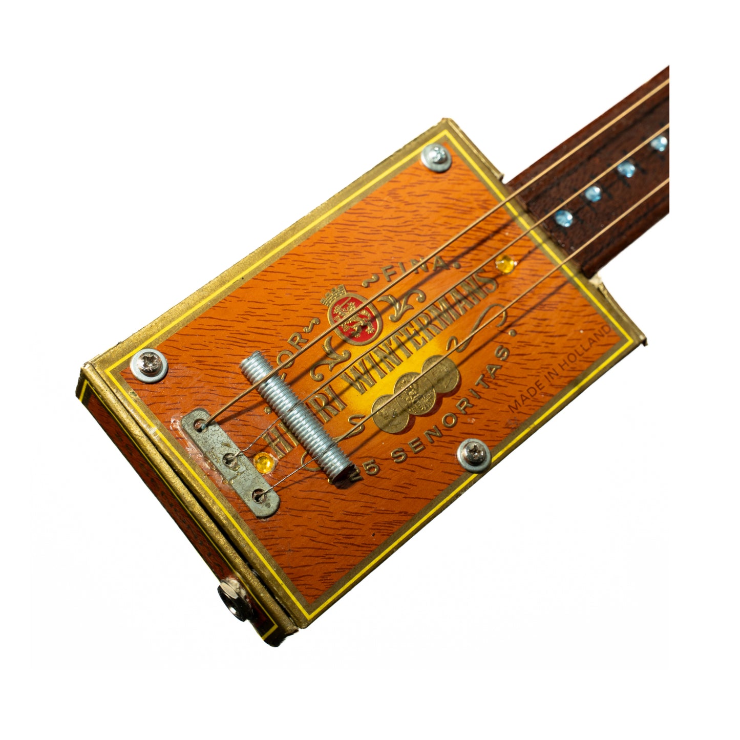 Henri Wintermans mini-Cigar Box Slide Guitar