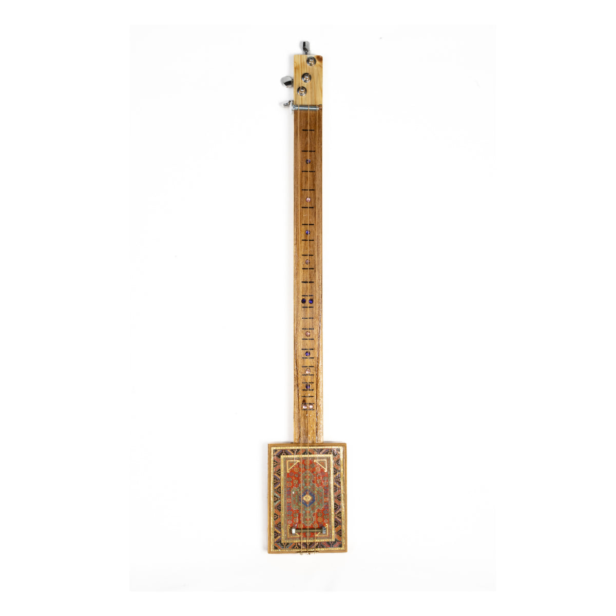 Persian-style Cigar Box Slide Guitar