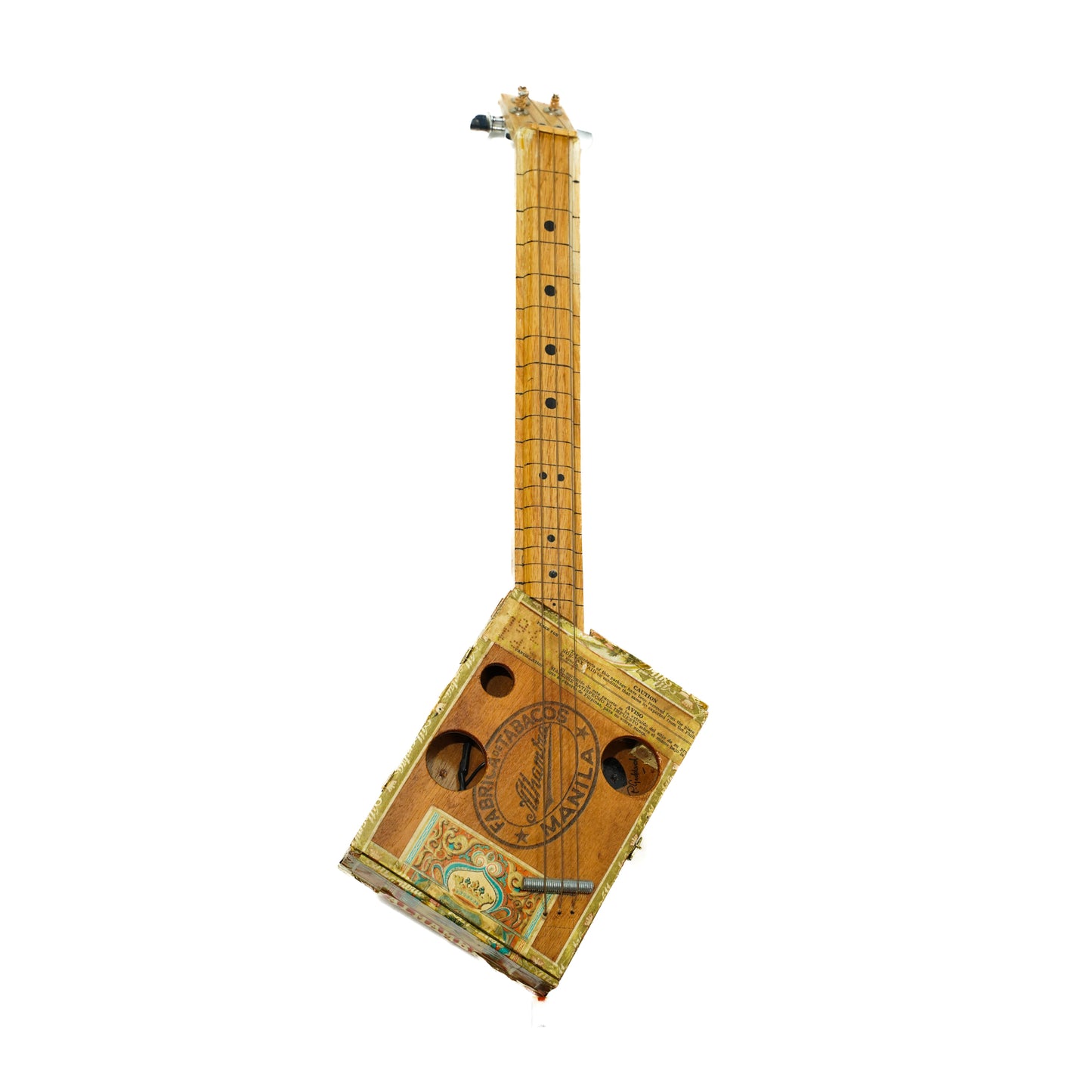 Manila Cigar Box Slide Guitar